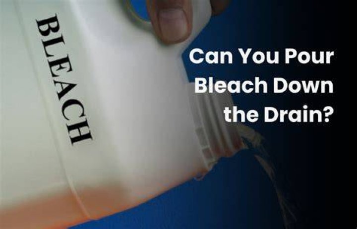 Can I pour bleach into my well?
