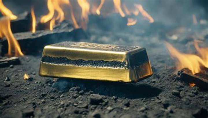 Does gold burn easily?