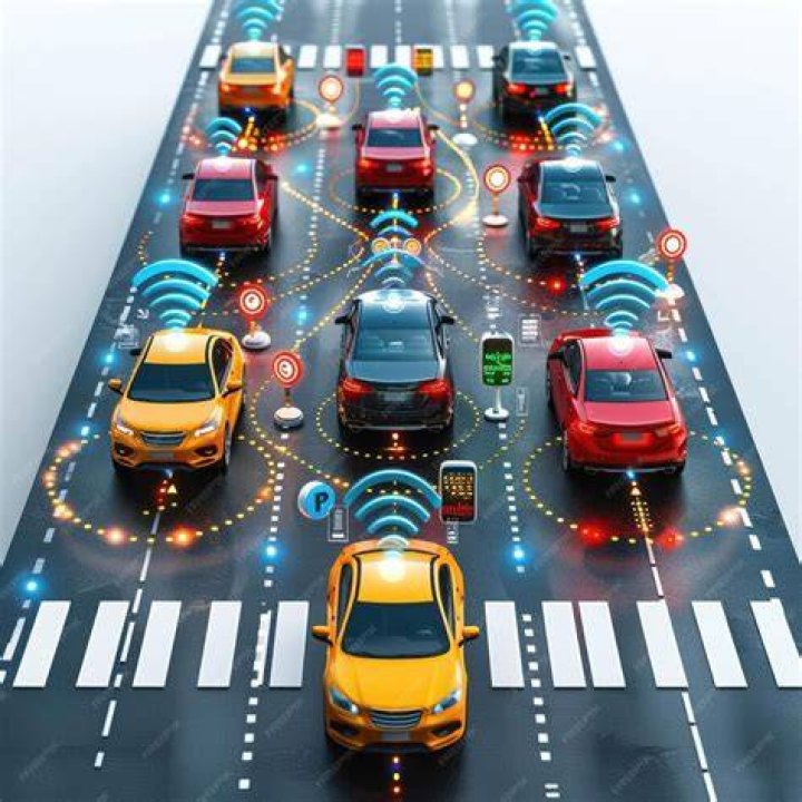 How do smart cars communicate?