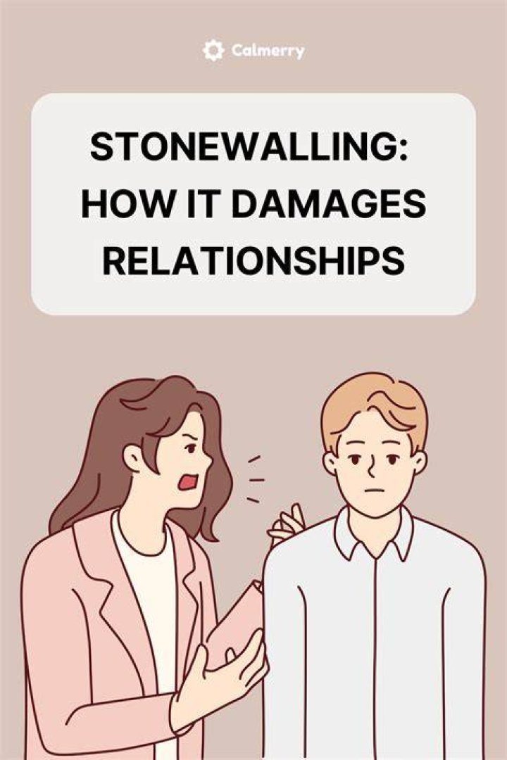 How do you respond to stonewalling in a marriage?