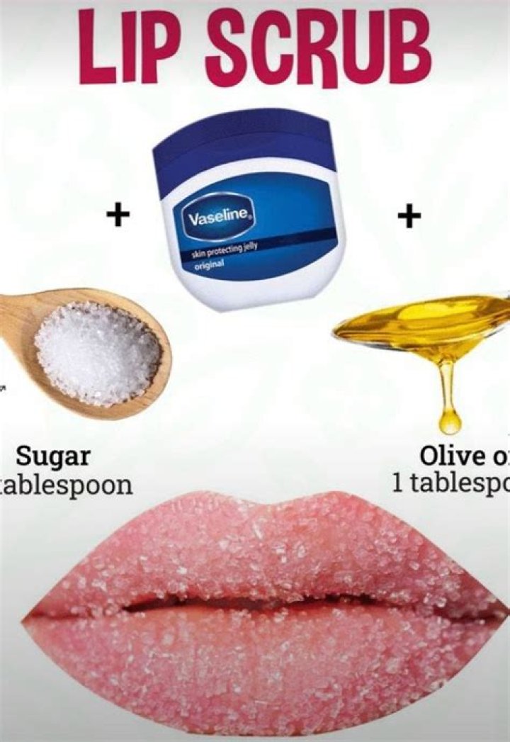 How do you use Vaseline lip scrub?