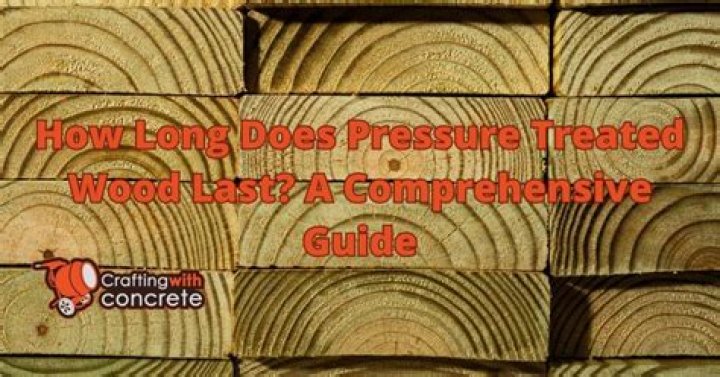How long does unstained pressure treated wood last?