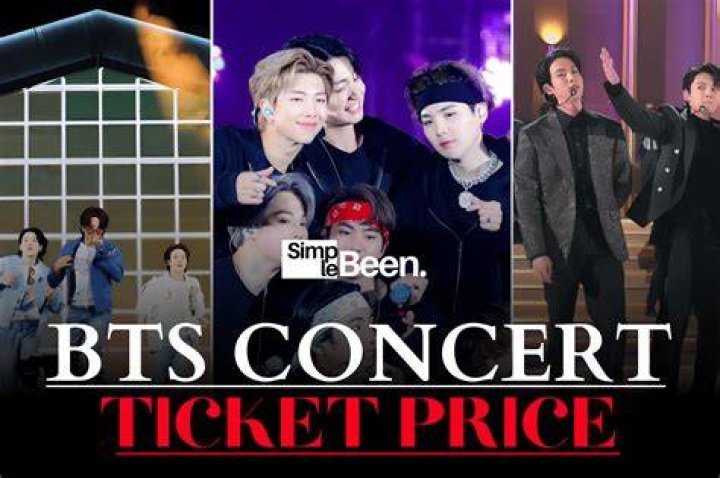 How much money do BTS tickets cost?