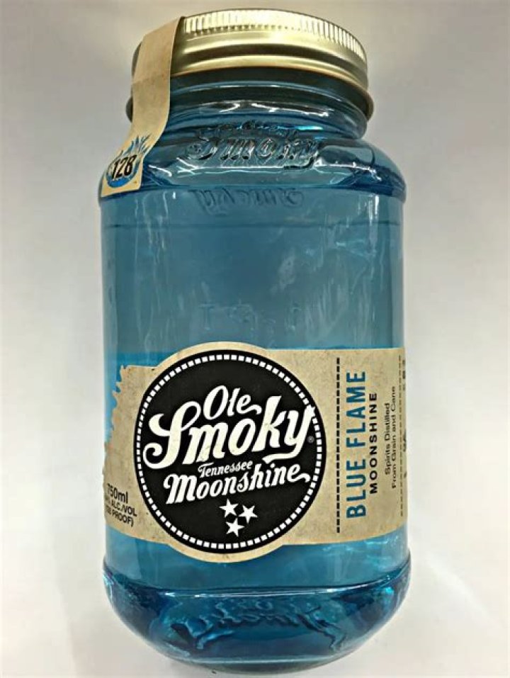 How strong is blue flame moonshine?