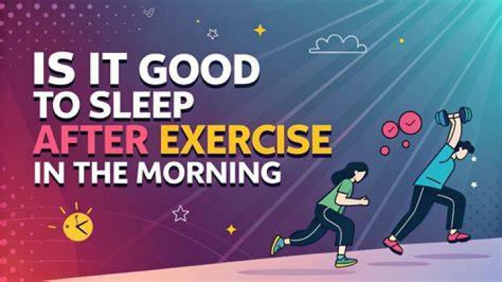 Is it good to sleep after morning walk?