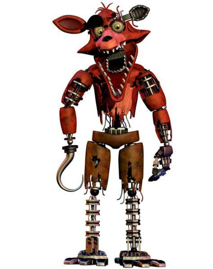 What does withered Foxy say?