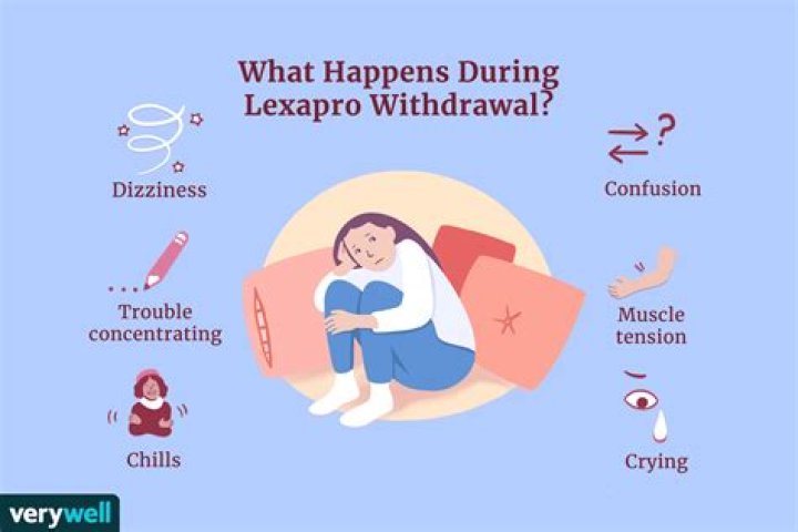What happens to your body when you stop taking Lexapro?