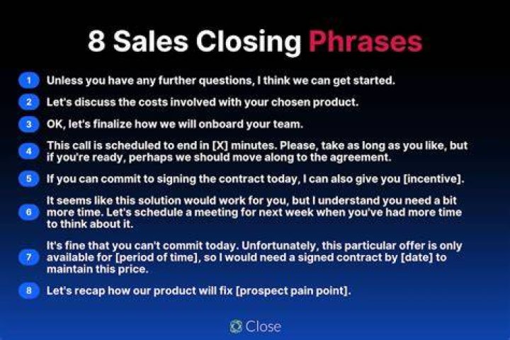 What should you not do when closing?
