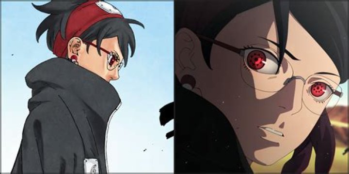 When did Sarada get 2 tomoe in anime?