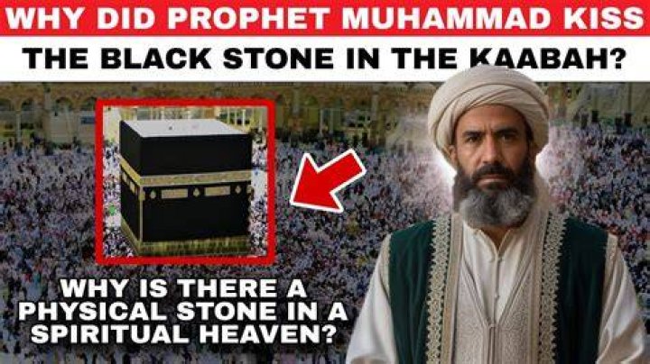 Why did Muhammad kiss the Black Stone?