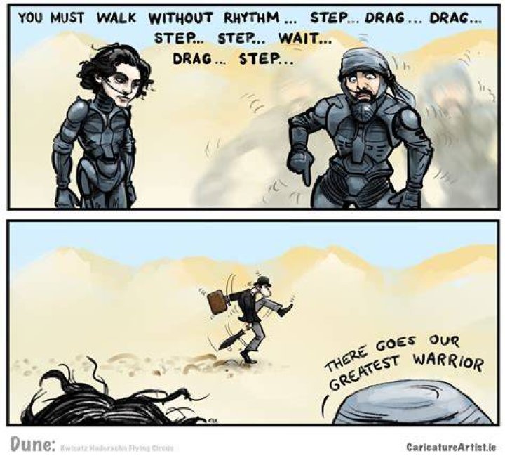 Why do they walk funny in Dune?